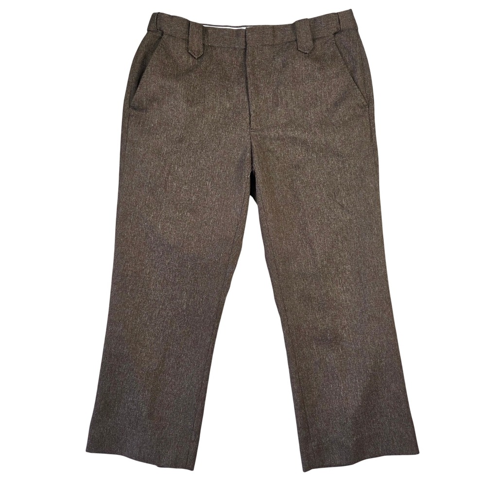 Vintage Circle‎ S Dallas Texas Mens Brown Trousers Pants Size 36 Career Western